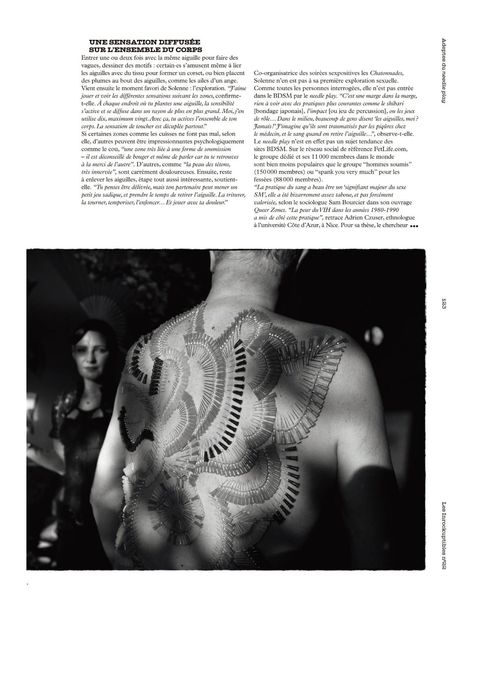 Les Inrockuptibles, « Un érotisme piquant », page 2