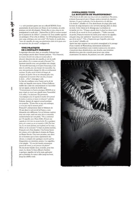 Les Inrockuptibles, « Un érotisme piquant », page 3