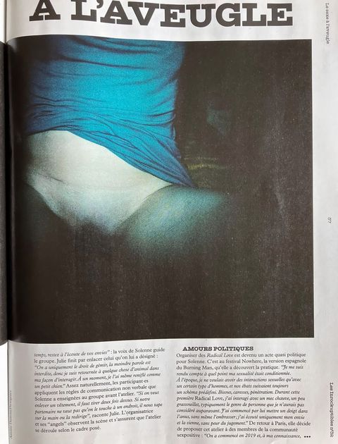 Les Inrockuptibles, « Le sexe à l'aveugle », page 2